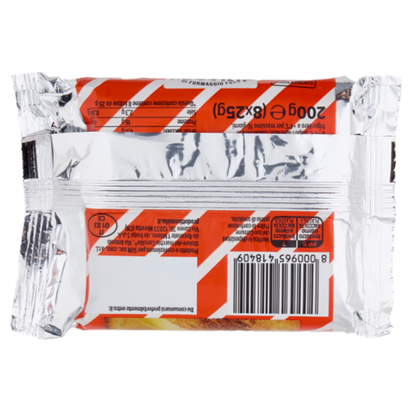 Consilia Fettine di Formaggio Fuso 8 Fette 200 g