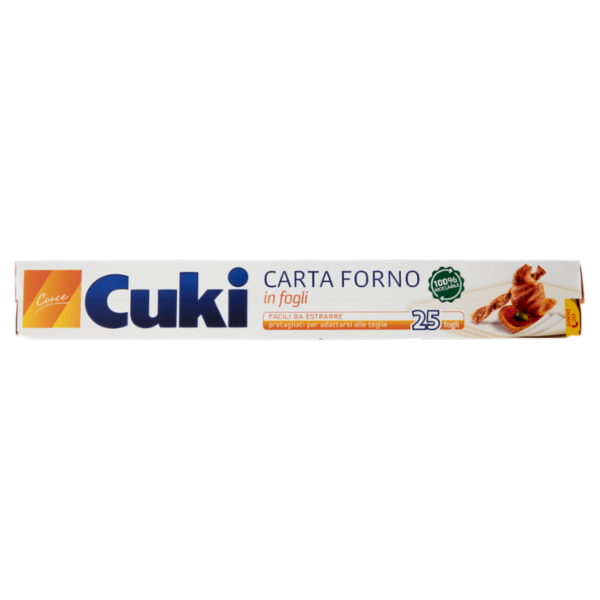 Cuki Cuoce Carta Forno in fogli 25 fogli