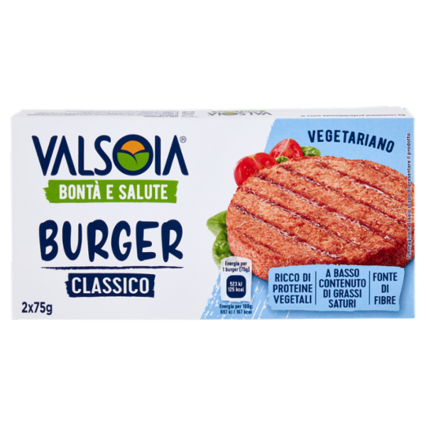 Valsoia Bontà e Salute Burger Classico 2 x 75 g