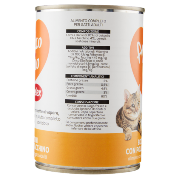 Selex Amico Mio Bocconcini per Gatto con Pollo e Tacchino 405 g