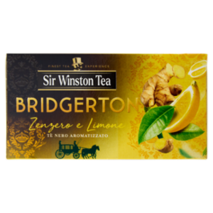 Sir Winston Tea Bridgerton Zenzero e Limone Tè Nero Aromatizzato 20 x 1,75 g
