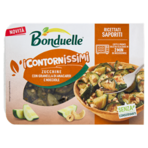 Bonduelle i Contornissimi Ricettati Saporiti Zucchine Con Granella Di Anacardi e Nocciole 220 g