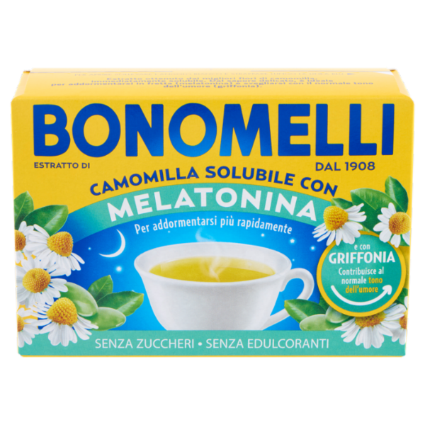 Bonomelli Estratto di Camomilla Solubile Melatonina e con Griffonia bustine 16 x 4,5 g