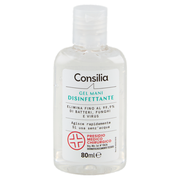 Consilia Gel per Mani Disinfettante Presidio Medico Chirurgico 80 ml
