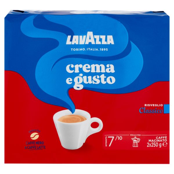 Lavazza crema e gusto Classico Caffè Macinato 2 x 250 g
