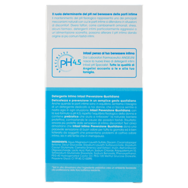 infasil pH Specialist 4.5 Intimo Prevenzione Quotidiana 200 ml