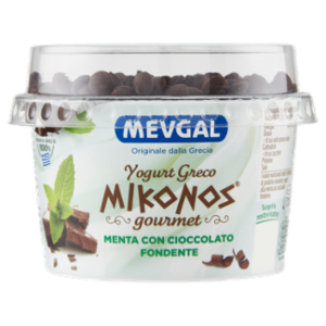 Mevgal Yogurt Greco Mikonos Gourmet Menta Con Cioccolato Fondente 165 g