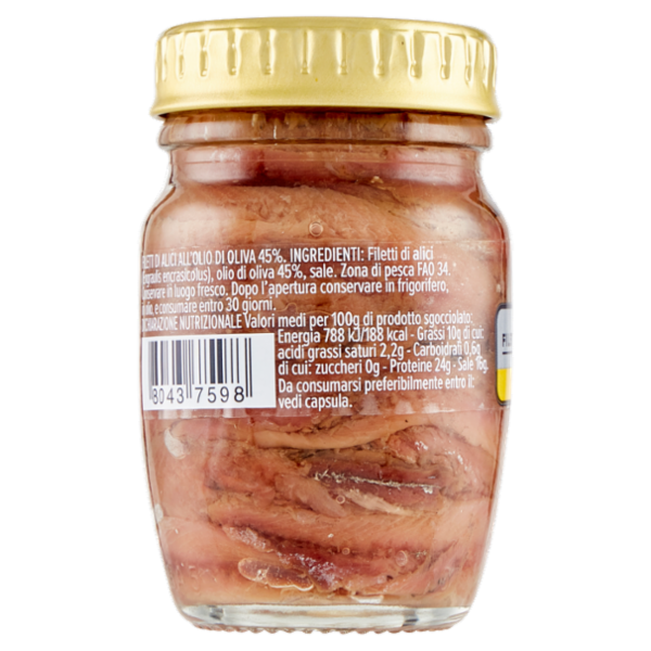Consilia Filetti di Alici all'Olio di Oliva 90 g