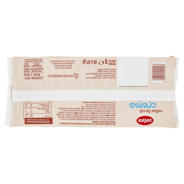 Selex Rollini Farciti con Crema al Latte 6x37 g