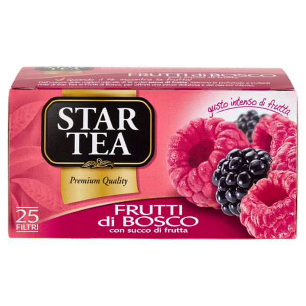 Star Tea Frutti di Bosco con succo di frutta Filtri 25 x 1,7 g