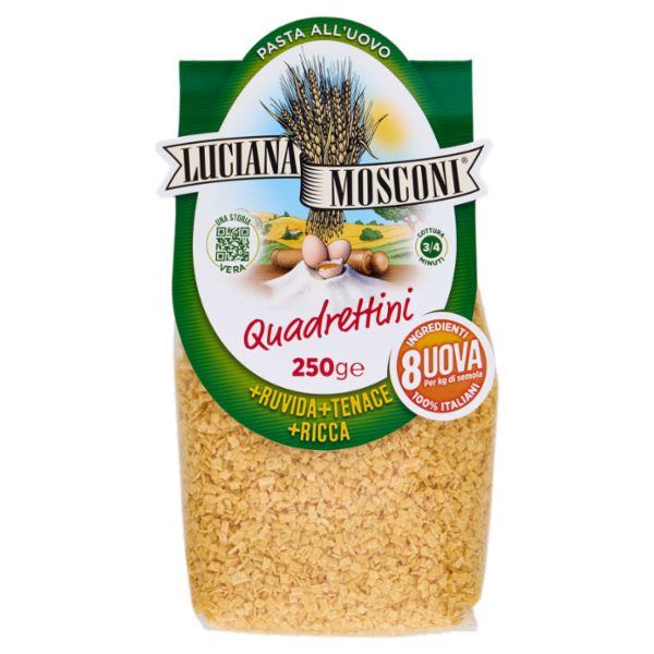 Luciana Mosconi Pasta all'Uovo Quadrettini 250 g