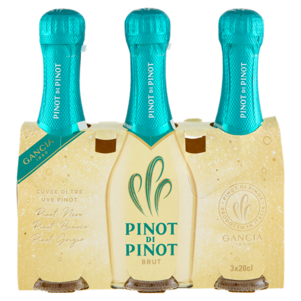 Gancia Pinot di Pinot Brut Vino Spumante 3 x 20 cl