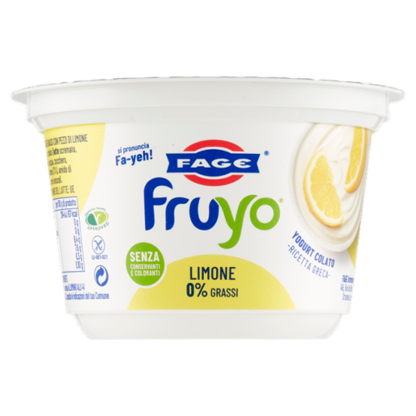 Fage fruyo Limone 0% Grassi 150 g