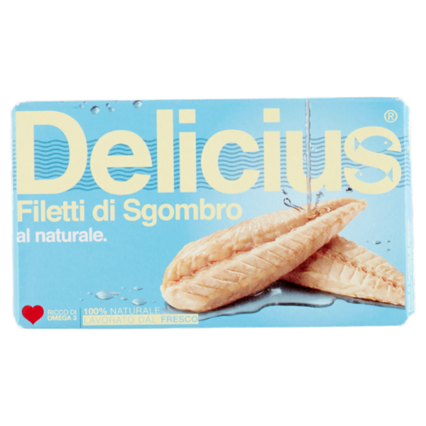Delicius Filetti di Sgombro al naturale 90 g