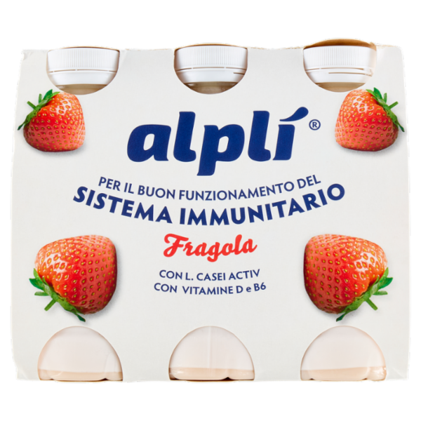 alplì per il Buon Funzionamento del Sistema Immunitario Fragola 6 x 100 g