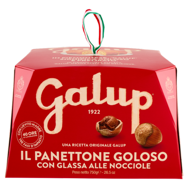 Galup il Panettone Goloso con Glassa alle Nocciole 750 g