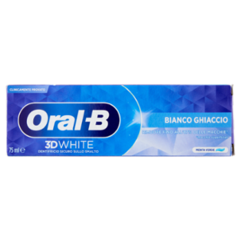 Oral-B 3D White Dentifricio Bianco Ghiaccio 75 Ml