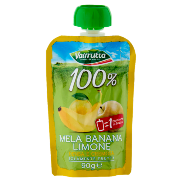Valfrutta 100% Mela Banana Limone 90 g