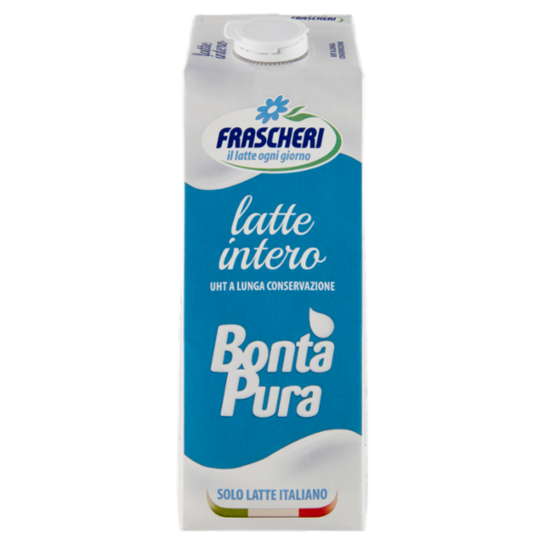 Frascheri latte intero UHT a Lunga Conservazione Bontà Pura 1000 ml