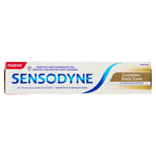 Sensodyne Dentifricio Complex/Daily Care per Denti Sensibili, Tripla Azione di Pulizia 75 ml