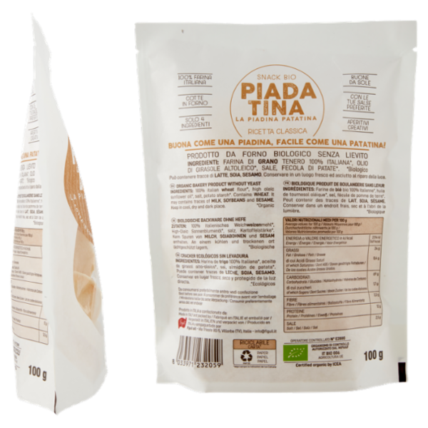 Figulì Piadatina Ricetta Classica 100 g