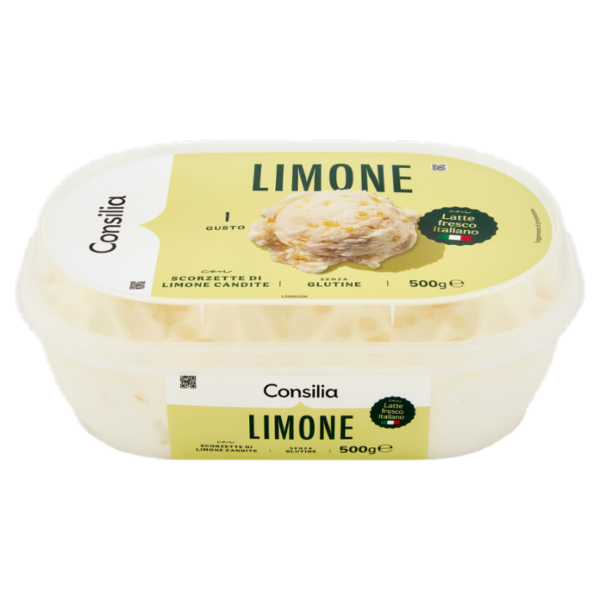 Consilia Gelato Limone con Scorze di Limone 500 g