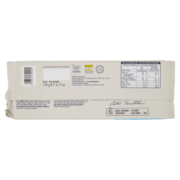 Gentilini Wafer alla vaniglia 175 g