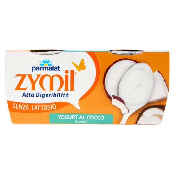 ZYMIL Alta Digeribilità Senza Lattosio Yogurt al Cocco in pezzi 2 x 125 g