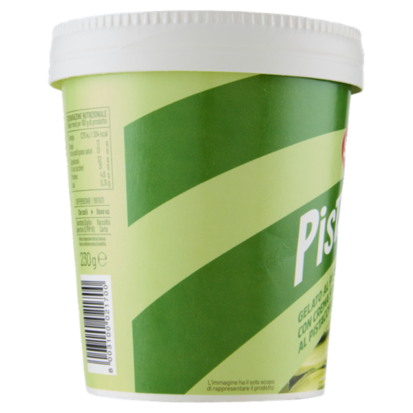 Selex Gelato al Pistacchio con Crema Spalmabile al Pistacchio 230 g