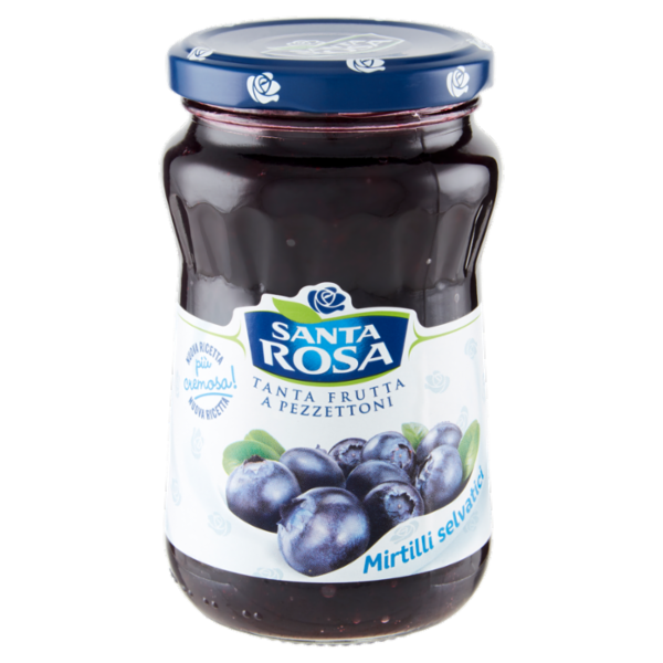 Santa Rosa Confettura Mirtilli selvatici 350 g