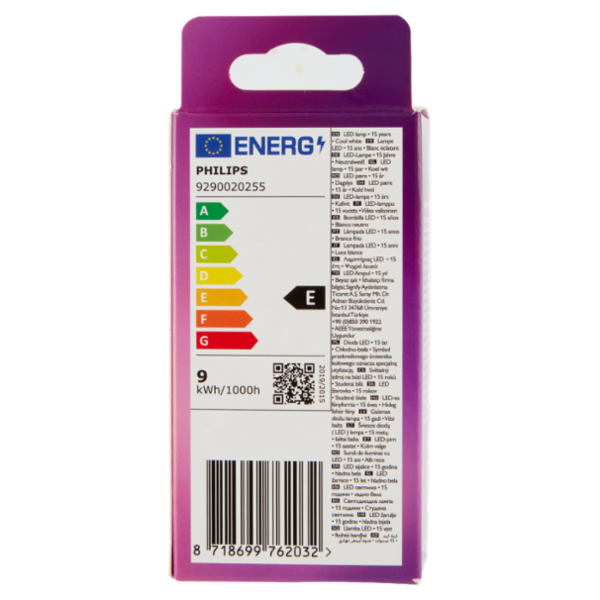 Philips Led goccia filamento 75W E27 4000K non dim