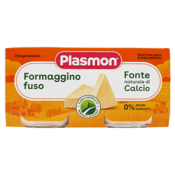 Plasmon Omogeneizzato Formaggino fuso 2 x 80 g