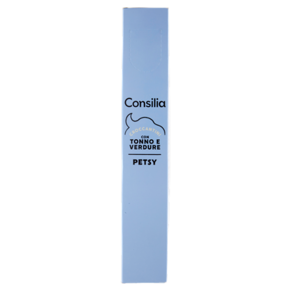 Consilia Petsy Gatto Croccantini con Tonno e Verdure 400 g