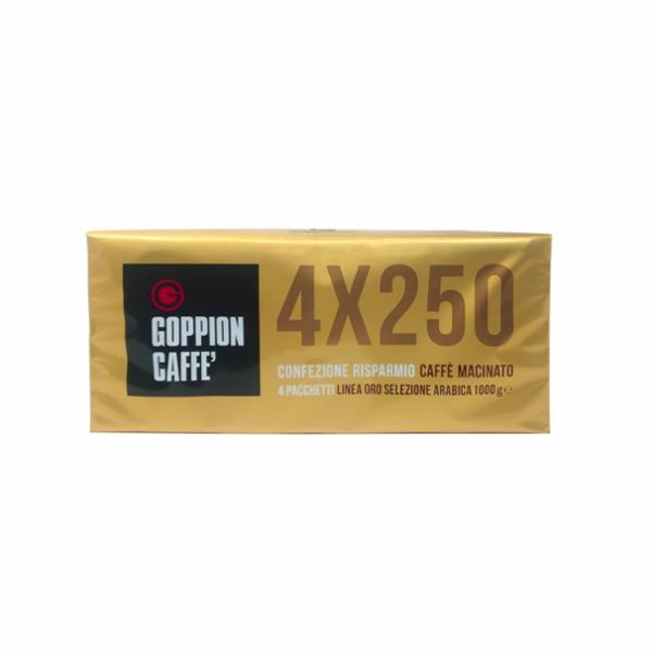 Goppion Caffe Qualita Oro Selezione Arabica 4 x 250 g