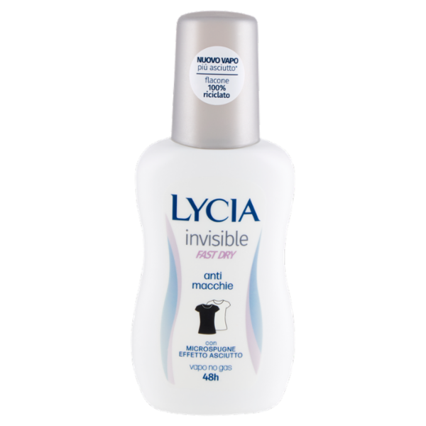 Lycia invisible Fast Dry vapo no gas 48h 75 ml