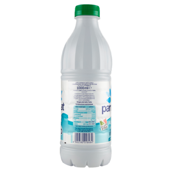 parmalat Magro con Gusto con Vitamina D Latte Scremato 100% Latte d'Italia 1000 ml
