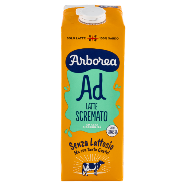 Arborea Ad Latte Scremato ad Alta Digeribilità Senza Lattosio 1000 ml