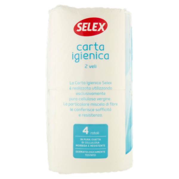Selex Carta Igienica 2 Veli 4 Rotoli