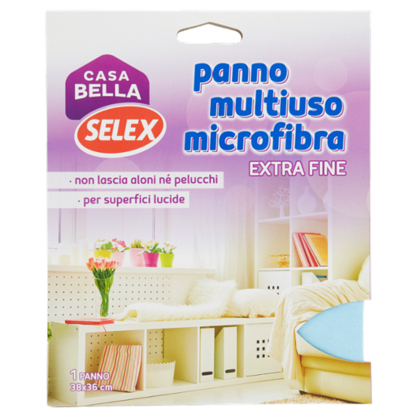Selex Casa Bella Panno Multiuso Microfibra Extra Fine Cm 38X36