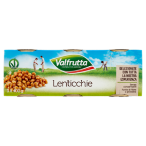 Valfrutta Lenticchie 3 x 400 g