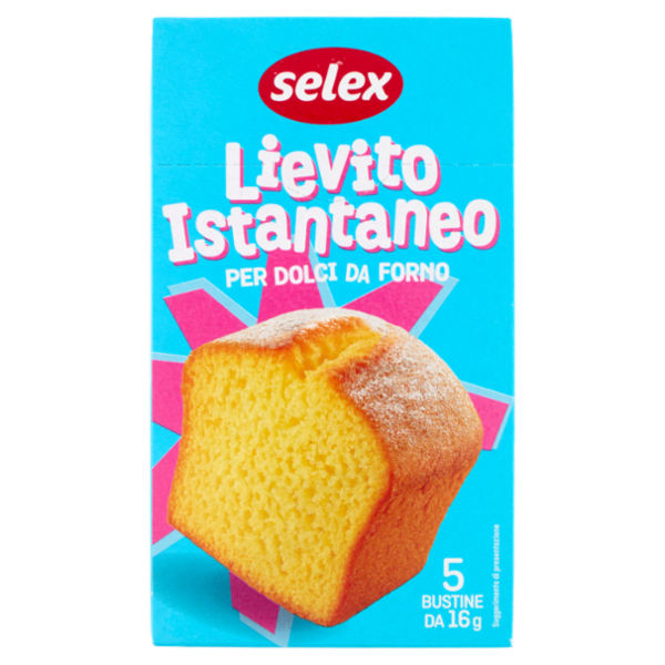 Selex Lievito per Dolci in Bustine 5x16 g