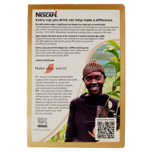NESCAFÉ Cappuccino Solubile 10 Bustine 140g