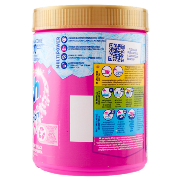 Vanish Oxi Action Multipower Polvere rosa Smacchiatore bucato 1 kg