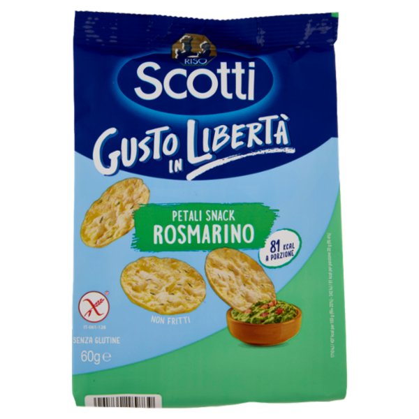 Riso Scotti Petali Snack Rosmarino 60 g