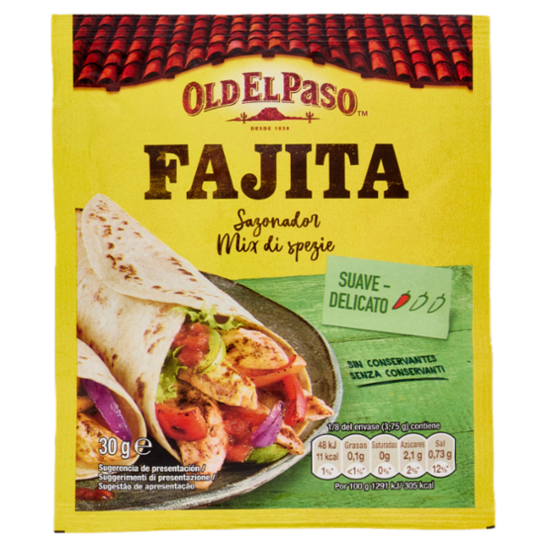 Old El Paso Fajita Mix di spezie 30 g