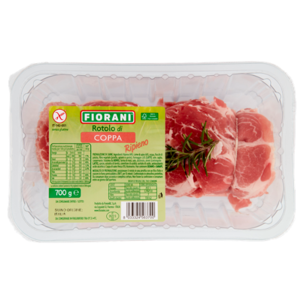 Fiorani Rotolo di Coppa Ripieno700 g
