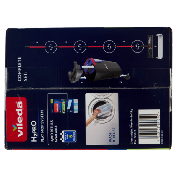 Vileda H2Pro Flat Mop Sistema 1 pz