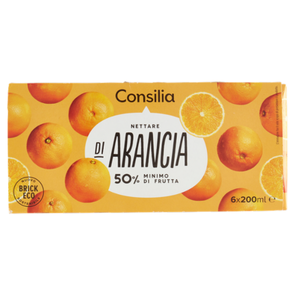 Consilia Saper Scegliere Succo Arancia Bionda 6x200 ml