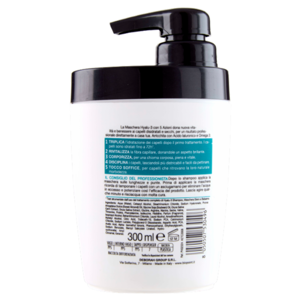 Biopoint Professional Hair Program Maschera Siero Hyalu-3 300 ml