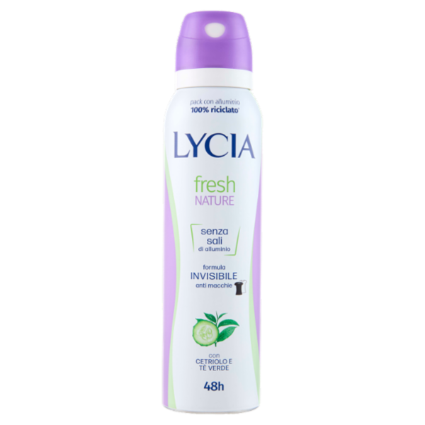 Lycia fresh Nature con Cetriolo e Tè Verde deo spray 150 ml